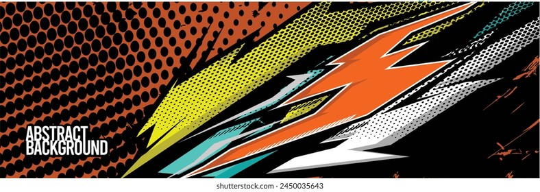 Abstract Background. Vector Racing for Car Wrap Design: Background Kit for Vehicle Wraps, Race Cars, Rally, Adventure, and Livery