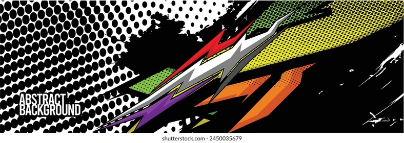 Fondo Abstractas. Carreras de Vector para diseño de envoltura de coches: Kit de fondo para envolturas de vehículos, coches de carreras, rally, aventura y librea