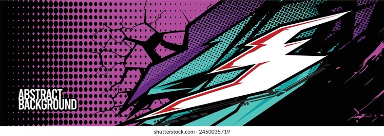 Fondo Abstractas. Carreras de Vector para diseño de envoltura de coches: Kit de fondo para envolturas de vehículos, coches de carreras, rally, aventura y librea