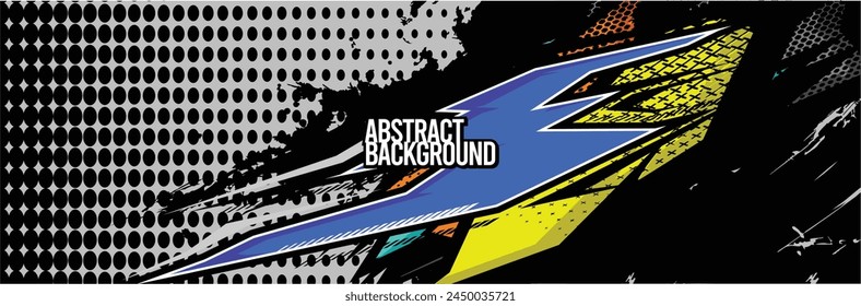 Abstract Background. Vector Racing for Car Wrap Design: Background Kit for Vehicle Wraps, Race Cars, Rally, Adventure, and Livery