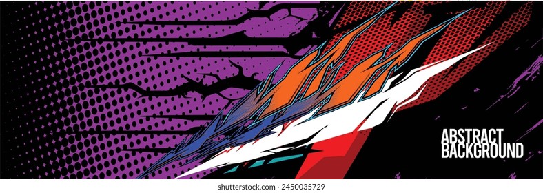 Abstract Background. Vector Racing for Car Wrap Design: Background Kit for Vehicle Wraps, Race Cars, Rally, Adventure, and Livery