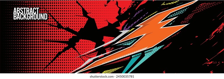 Abstract Background. Vector Racing for Car Wrap Design: Background Kit for Vehicle Wraps, Race Cars, Rally, Adventure, and Livery