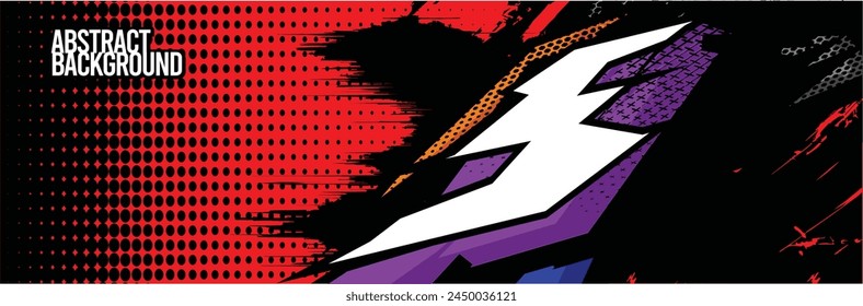 Abstract Background. Vector Racing for Car Wrap Design: Background Kit for Vehicle Wraps, Race Cars, Rally, Adventure, and Livery