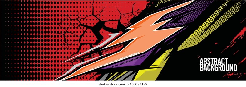 Abstract Background. Vector Racing for Car Wrap Design: Background Kit for Vehicle Wraps, Race Cars, Rally, Adventure, and Livery