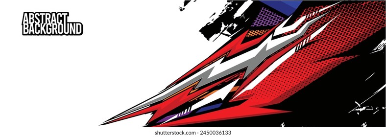 Abstract Background. Vector Racing for Car Wrap Design: Background Kit for Vehicle Wraps, Race Cars, Rally, Adventure, and Livery