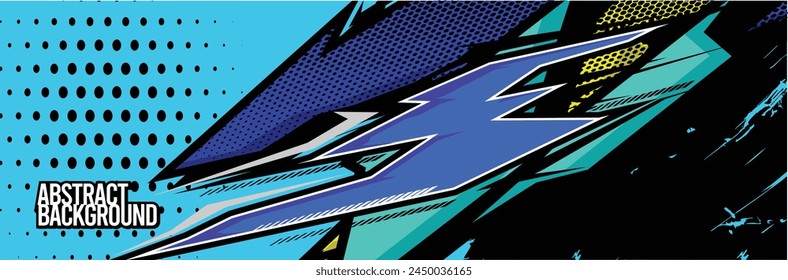 Abstract Background. Vector Racing for Car Wrap Design: Background Kit for Vehicle Wraps, Race Cars, Rally, Adventure, and Livery