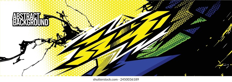 Abstract Background. Vector Racing for Car Wrap Design: Background Kit for Vehicle Wraps, Race Cars, Rally, Adventure, and Livery