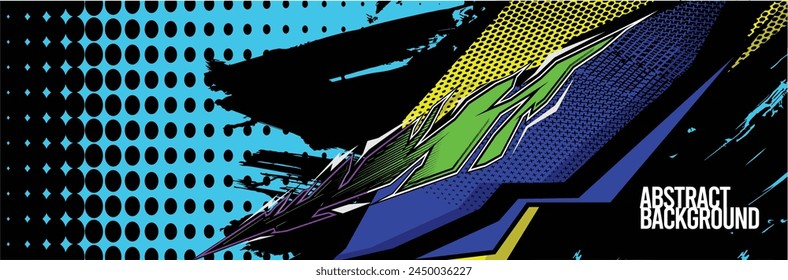 Abstract Background. Vector Racing for Car Wrap Design: Background Kit for Vehicle Wraps, Race Cars, Rally, Adventure, and Livery