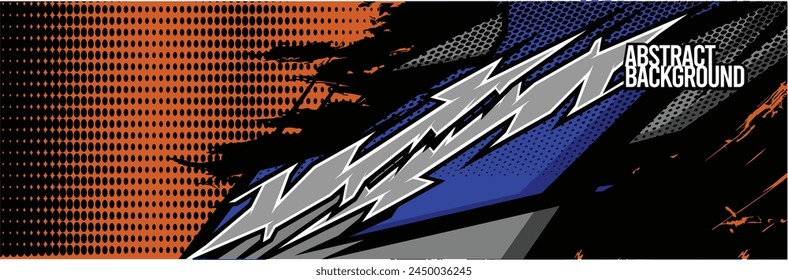Abstract Background. Vector Racing for Car Wrap Design: Background Kit for Vehicle Wraps, Race Cars, Rally, Adventure, and Livery