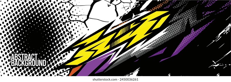 Abstract Background. Vector Racing for Car Wrap Design: Background Kit for Vehicle Wraps, Race Cars, Rally, Adventure, and Livery