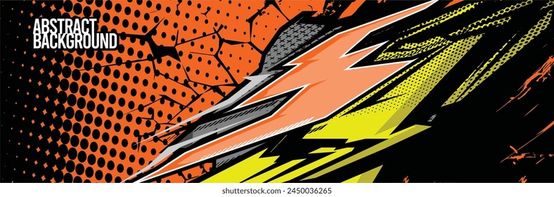 Abstract Background. Vector Racing for Car Wrap Design: Background Kit for Vehicle Wraps, Race Cars, Rally, Adventure, and Livery