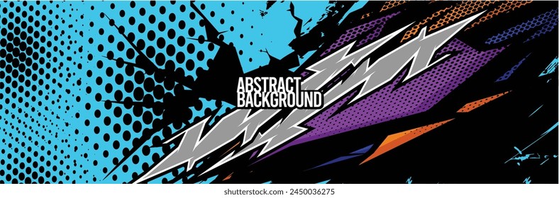 Abstract Background. Vector Racing for Car Wrap Design: Background Kit for Vehicle Wraps, Race Cars, Rally, Adventure, and Livery