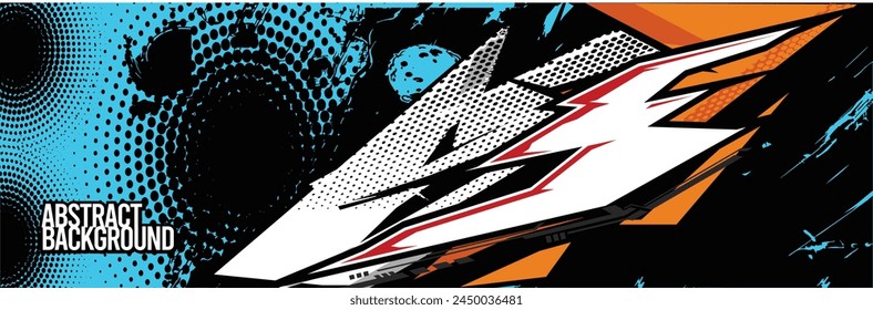 Fondo Abstractas. Carreras de Vector para diseño de envoltura de coches: Kit de fondo para envolturas de vehículos, coches de carreras, rally, aventura y librea