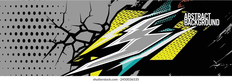 Abstract Background. Vector Racing for Car Wrap Design: Background Kit for Vehicle Wraps, Race Cars, Rally, Adventure, and Livery