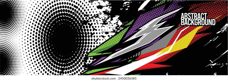 Abstract Background. Vector Racing for Car Wrap Design: Background Kit for Vehicle Wraps, Race Cars, Rally, Adventure, and Livery