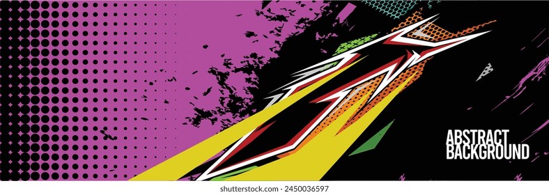 Abstract Background. Vector Racing for Car Wrap Design: Background Kit for Vehicle Wraps, Race Cars, Rally, Adventure, and Livery