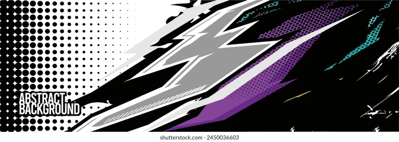 Abstract Background. Vector Racing for Car Wrap Design: Background Kit for Vehicle Wraps, Race Cars, Rally, Adventure, and Livery