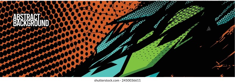 Abstract Background. Vector Racing for Car Wrap Design: Background Kit for Vehicle Wraps, Race Cars, Rally, Adventure, and Livery