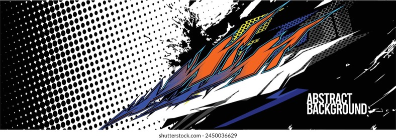 Abstract Background. Vector Racing for Car Wrap Design: Background Kit for Vehicle Wraps, Race Cars, Rally, Adventure, and Livery