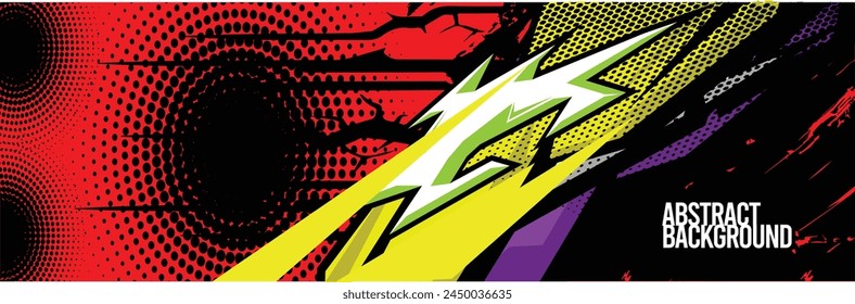 Abstract Background. Vector Racing for Car Wrap Design: Background Kit for Vehicle Wraps, Race Cars, Rally, Adventure, and Livery