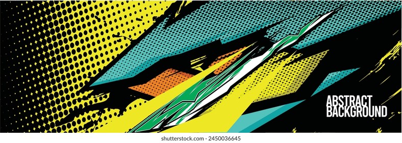 Abstract Background. Vector Racing for Car Wrap Design: Background Kit for Vehicle Wraps, Race Cars, Rally, Adventure, and Livery