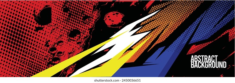 Abstract Background. Vector Racing for Car Wrap Design: Background Kit for Vehicle Wraps, Race Cars, Rally, Adventure, and Livery