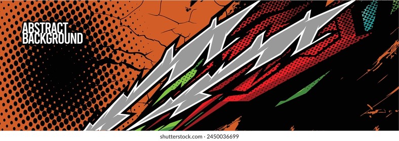 Abstract Background. Vector Racing for Car Wrap Design: Background Kit for Vehicle Wraps, Race Cars, Rally, Adventure, and Livery