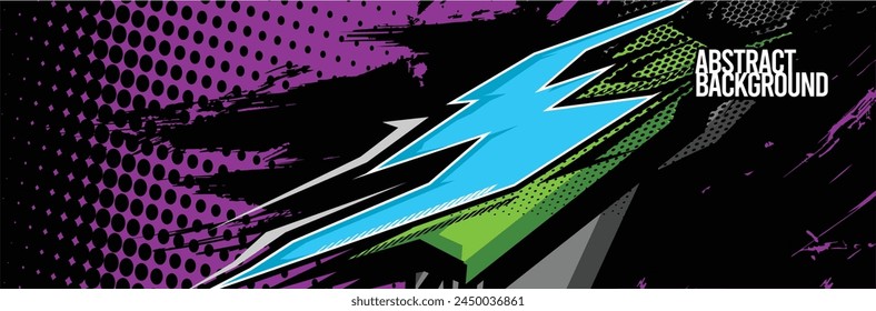 Abstract Background. Vector Racing for Car Wrap Design: Background Kit for Vehicle Wraps, Race Cars, Rally, Adventure, and Livery