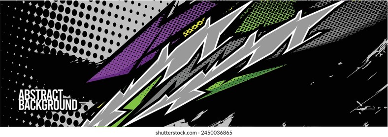 Abstract Background. Vector Racing for Car Wrap Design: Background Kit for Vehicle Wraps, Race Cars, Rally, Adventure, and Livery