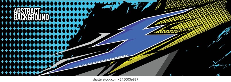 Abstract Background. Vector Racing for Car Wrap Design: Background Kit for Vehicle Wraps, Race Cars, Rally, Adventure, and Livery