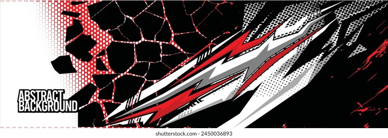 Abstract Background. Vector Racing for Car Wrap Design: Background Kit for Vehicle Wraps, Race Cars, Rally, Adventure, and Livery