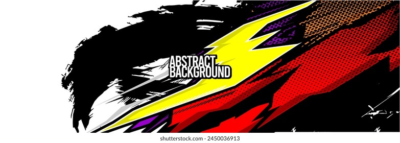 Abstract Background. Vector Racing for Car Wrap Design: Background Kit for Vehicle Wraps, Race Cars, Rally, Adventure, and Livery