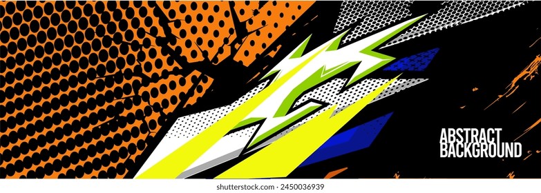 Abstract Background. Vector Racing for Car Wrap Design: Background Kit for Vehicle Wraps, Race Cars, Rally, Adventure, and Livery