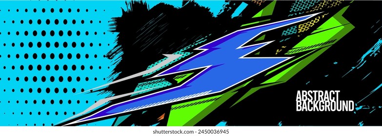Abstract Background. Vector Racing for Car Wrap Design: Background Kit for Vehicle Wraps, Race Cars, Rally, Adventure, and Livery