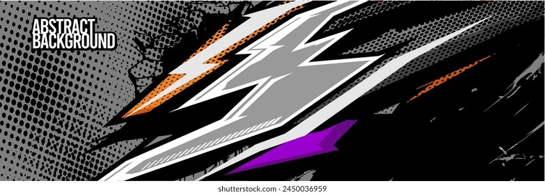 Fondo Abstractas. Carreras de Vector para diseño de envoltura de coches: Kit de fondo para envolturas de vehículos, coches de carreras, rally, aventura y librea