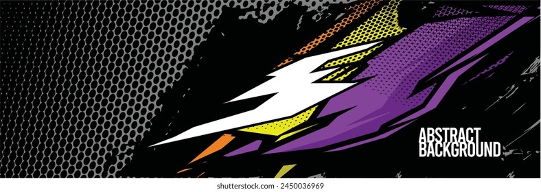 Abstract Background. Vector Racing for Car Wrap Design: Background Kit for Vehicle Wraps, Race Cars, Rally, Adventure, and Livery