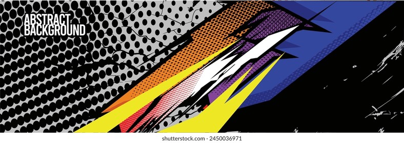 Abstract Background. Vector Racing for Car Wrap Design: Background Kit for Vehicle Wraps, Race Cars, Rally, Adventure, and Livery