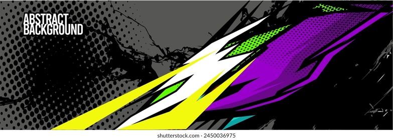 Abstract Background. Vector Racing for Car Wrap Design: Background Kit for Vehicle Wraps, Race Cars, Rally, Adventure, and Livery