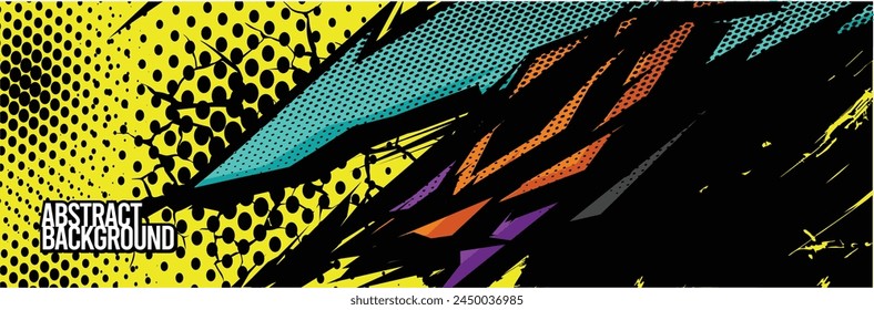 Abstract Background. Vector Racing for Car Wrap Design: Background Kit for Vehicle Wraps, Race Cars, Rally, Adventure, and Livery