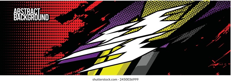 Abstract Background. Vector Racing for Car Wrap Design: Background Kit for Vehicle Wraps, Race Cars, Rally, Adventure, and Livery