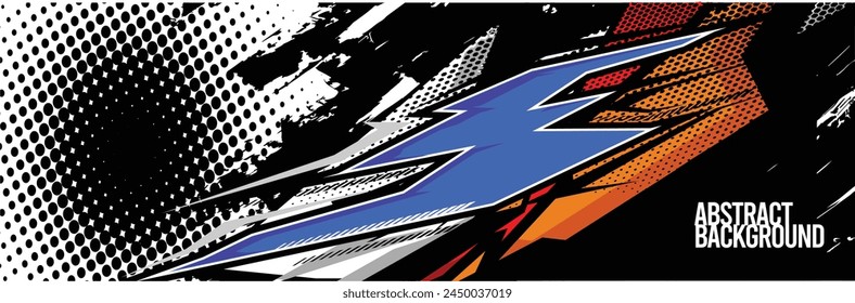 Abstract Background. Vector Racing for Car Wrap Design: Background Kit for Vehicle Wraps, Race Cars, Rally, Adventure, and Livery