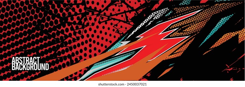 Fondo Abstractas. Carreras de Vector para diseño de envoltura de coches: Kit de fondo para envolturas de vehículos, coches de carreras, rally, aventura y librea