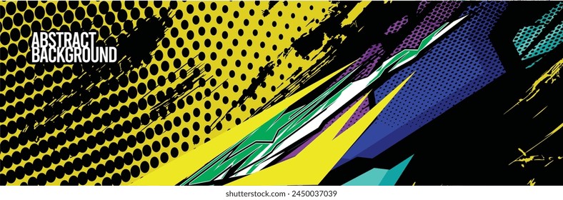 Abstract Background. Vector Racing for Car Wrap Design: Background Kit for Vehicle Wraps, Race Cars, Rally, Adventure, and Livery