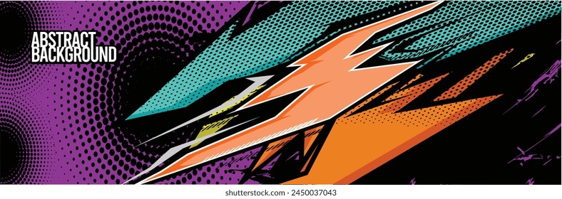 Abstract Background. Vector Racing for Car Wrap Design: Background Kit for Vehicle Wraps, Race Cars, Rally, Adventure, and Livery