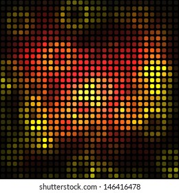  Abstract background vector the red-orange design