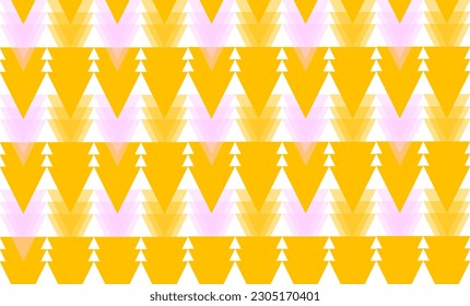 abstract background vector, Seamless vector pattern white background fabric pattern zigzag stripes pattern cute vertical oran pink pastel tone strips, repeat seamless pattern, pink triangles replete
