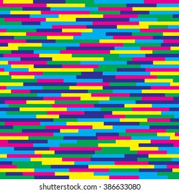 Abstract background vector seamless pattern in glitch style for creative print poster, website, brochure cover and other design projects. Digital backdrop. 