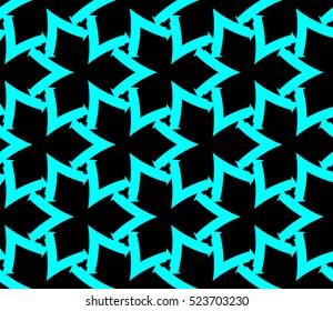 Abstract background. Vector seamless pattern. Blue geometric seamless pattern in modern stylish