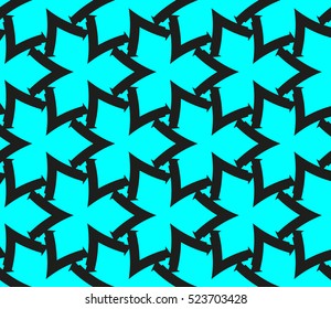 Abstract background. Vector seamless pattern. Blue geometric seamless pattern in modern stylish