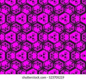 Abstract background. Vector seamless pattern. Purple geometric seamless pattern in modern stylish